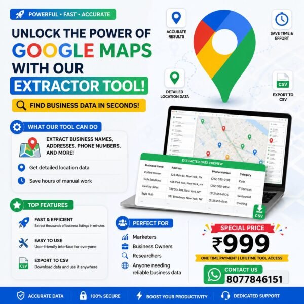 Google Maps Extractor Tool